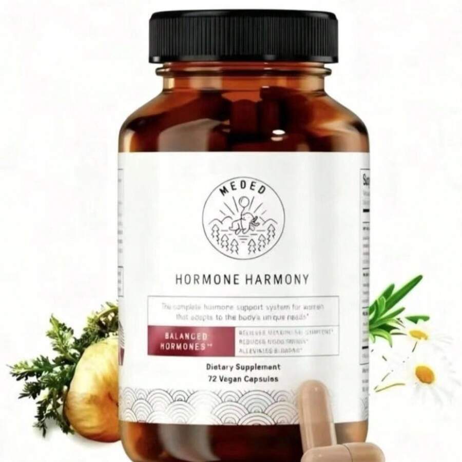 Bestseller!Natural Hormone Support For Women - Relief For Menopause, Perimenopause, Healthy Hormonal Balance, Hot Flashes.72 Capsules..Supplement Vitamin,Free Shipping. - 1 bottle - 查看 1
