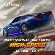 1:24 Scale Remote Control Drift Car, 2.4Ghz RC Toy With Lights, Tires And Obstacle Tools, Ideal Gift For Boys And Girls On Birthday, Halloween, Christmas, Thanksgiving - 20km/H High-Speed Drift Racing Car, 2-In-1 All-Terrain Off-Road Vehicle, Plastic RC Car With Drift Mode - Multiple Colors and Styles Of Drift Cars - View 4