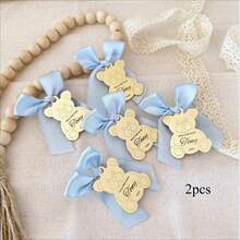 Teddy Bear Tag, Teddy Bear Acrylic Mirror Custom Tag, Personalized Gift Tags, Wedding Acrylic Name Tag, Baptism Name Tag, Name Tags For Favors,Multi-Functional, Ornamental,Reusable,Exquisite,Stylish,High-Quality,Colorful,Modern,Custom,Personalized,Unique,Ideal Gifts For Him,Ideal Gifts For Her,Boyfriend,Dad,Girlfriend,Mom,Family,Friends,Tea Room,Home,Garden,Office,For Anniversaries,For Valentine's Day,For Mother's Day,For Birthdays,For Father's Day,For Graduation,For Weddings,For Housewarming,Warm Ambience,Fall Decor - Gold - View 24