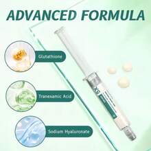 这款安瓶蕴含烟酰胺、氨甲环酸和谷胱甘肽，能够修护肌肤五层结构。采用注射器式设计，一步即可实现抗氧化、提亮肤色和夜间修护。是夜猫子和敏感肌人群的理想之选。 - Tranexamic acid - 查看 3