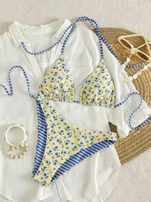 Bộ bikini 2 mảnh thời trang xuân/hè mới về dành cho nữ, tươi tắn và gợi cảm, thích hợp cho kỳ nghỉ biển. - Nhiều màu - Xem 10
