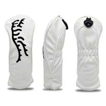 New White Abstract Tiger Golf Club Head Cover: , Waterproof, Providing The Best Protection For Your Golf Club - Multicolor - View 4