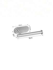 1个现代自粘式卫生纸架 - 节省空间，安装简便，自粘式卫生纸分配器，时尚设计，适用于家居浴室装饰和收纳，开学季必备 - 彩色 - 查看 14