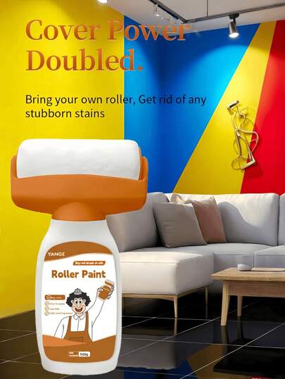 Pintura látex de rodillo blanco para pared, reparación de paredes, revestimiento autorreparador, quitamanchas, pasta de reparación de paredes, pasta de relleno, pintura autorreparadora en aerosol, pintura látex multicolor a base de agua, pintura blanca de reparación de paredes para el hogar, pintura látex interior inodora a base de agua, pintura de rodillo para paredes exteriores de pasillos, pintura multiusos para paredes, pintura látex interior a base de agua, pintura cilíndrica de polímero contra grafitis.