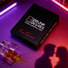 Fun Card Game, Anniversary Night Dating Game, Drunken Card Game, Includes 50 Fun Cards. - 黑色 - 查看 2