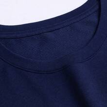 Men's Cotton T-Shirt With Printed Phrase "Enjoy Every Moment" Bicycle Hobbies Cycling Sport Frames Shirt Casual Basic Daily Streetwear Exclusive Premium Soft Comfortable - 藏蓝色 - 查看 4