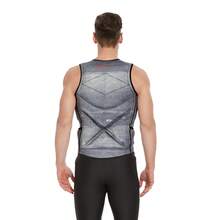 HISEA 柔软浮力游泳背心；内置柔软浮力棉，无需充气；沙滩冲浪浮力服；水上摩托艇浮力服 - 灰色 - 查看 4