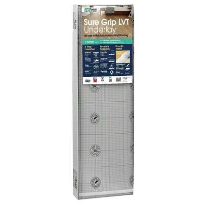 Click Vinyl Flooring LVT Underlay With Built In DPM Damp Proof Membrane XPS Foil