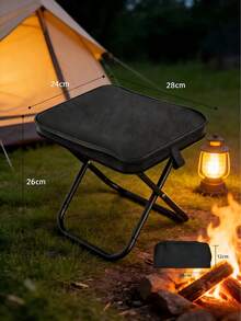 便携式折叠椅 | 小巧、坚固、耐候设计，适合露营、钓鱼和户外活动 | 不锈钢材质，易于组装，节省空间，轻便 - 折疊椅 - 查看 5