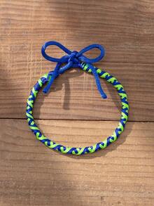 A Bohemian-Style Braided Tassel Charm Lucky Rope. A Couple's Bracelet. A Friendship Bracelet For Good Friends. Suitable For Daily Wear And As A Gift For Festivals. - Multicolor - View 2