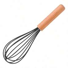 Wooden Handle Non-Stick Silicone Kitchenware, Heat Resistant, Cooking Utensils For Home Kitchen - Multicolor - View 5