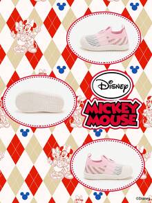 Disney Authentic Collaboration With  | A Pair Of Children's Sneakers, Suitable For Daily, Festival, Sports, And Outdoor Wear. It Fits The Foot Comfortably, Is Anti-Slip, Wear-Resistant, And Breathable (Boys' Sneakers, Boys' Board Shoes, Children's Sneakers, Girls' Sneakers, Girls' Board Shoes) - Pink - View 4