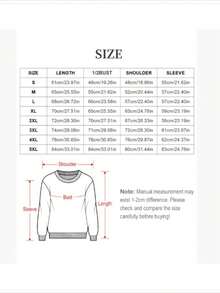 Oversized Custom Sweatshirt For Men Women Unisex | Personalized Print Plus Size Pullover - Add Your Image Photo Design Special Gift - Solid Crew Neck Long Sleeve Soft Comfortable Casual Workout Sportswear - màu đen - Xem 5