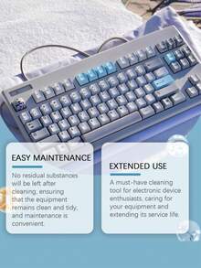 多用途空气除尘喷雾，笔记本电脑键盘清洁剂 - 液體 - 查看 4