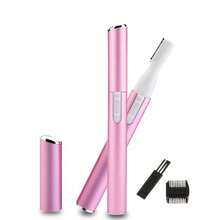 Electric Eyebrow Trimmer For Women, Automatic Eyebrow Pencil, Facial Hair Removal Device, Beauty Care Shaver - Pink - View 6