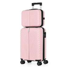 Hot-Selling 2-Pcs Carry-On Spinner Luggage, Lightweight For Travel Luggage Case Trolley Suitcase Spinner Suitcase Travel Luggage Travel Suitcase Hard Shell Suitcase Suitcase Luggage Carry-On Suitcase With Wheels Travel Essentials Durable For Men For Women For Vacation For Business Large Capacity Travel Essen - 粉紅色貝殼圖案 - 查看 1