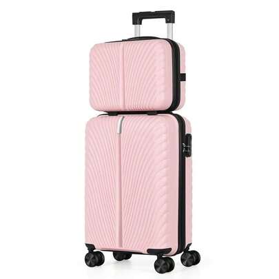 Hot-Selling 2-Pcs Carry-On Spinner Luggage, Lightweight For Travel Luggage Case Trolley Suitcase Spinner Suitcase Travel Luggage Travel Suitcase Hard Shell Suitcase Suitcase Luggage Carry-On Suitcase With Wheels Travel Essentials Durable For Men For Women For Vacation For Business Large Capacity Travel Essen