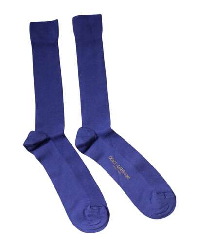 Dolce & Gabbana Crew Socks Men Purple