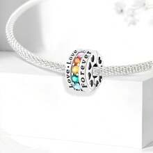 1 Packung bunte Perlen für DIY Armbänder, Halsketten und Schmuckherstellung, Design "Ewige Liebe", geeignet als Geschenk für Frauen und Mädchen - Perlen - Übersicht 9