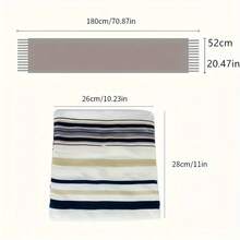 1pc Quilted Casual Polyester Prayer Shawl - Purple - View 5