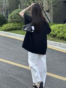 Women Outdoor Tees & Tanks - Negro - Ver 3