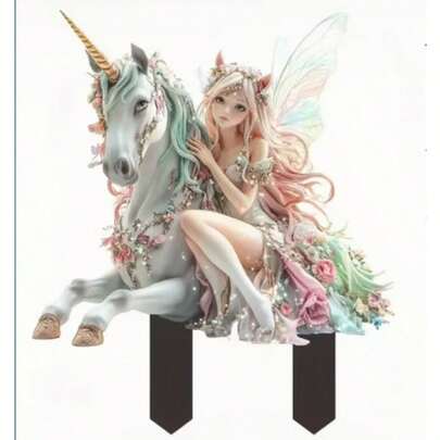 Bohemian Red Mushroom House Acrylic Garden Stake - Weather-Resistant Outdoor Decor, Multifunctional Fairy-Tale Style Yard Decoration, Suitable For Garden And Patio, Perfect Housewarming Gift, 19.99 Cm X 11.97 Cm - 2D Flat