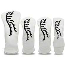 White Tiger Golf Club Head Cover: A Durable, Golf Accessory Club Head Protector That Provides The Best Protection For Your Golf Clubs. - Multicolor - View 1