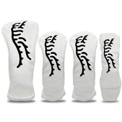 Funda protectora de cabeza de palo de golf de tigre blanco: una cubierta protectora de accesorio de golf duradera y que proporciona la mejor protección para tu palo de golf.