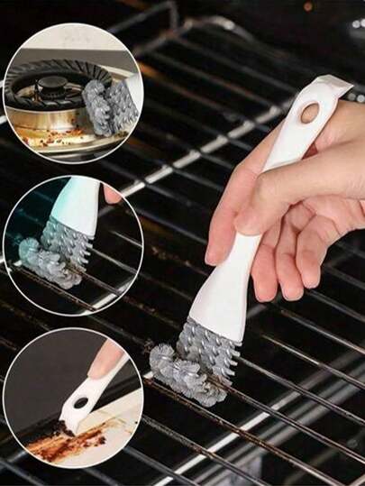 1pc Grill Cleaning Brush, Gap Cleaning Brush, Kitchen Stove Sink Oven Countertop Cleaning Brush, Cleaning Supplies,Coffee Machine Cleaning Brush