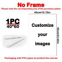 1幅定制帆布印刷海报,个性化帆布墙画,适用于浴室、卧室、办公室、客厅墙面装饰 - 彩色 - 查看 16