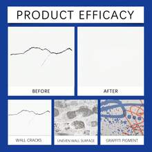 墙面护理套装 - 家用墙面污渍、涂鸦、翻新、油漆剥落、裂缝修补膏 - A - 查看 10