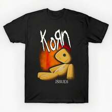 Korn Vintage Tee Shirt Black Gildan Classic - 黑色 - 查看 1