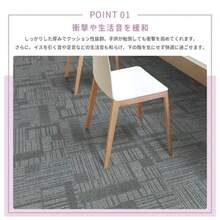 タイルカーペット 置くだけ 厚手 賃貸 20枚 50x50cm ブルー 厚手5mm オフィス 事務所 室内 カーペット 滑り止め タイル 床 置くだけ フロアマット 耐久性 床暖房対応 防音 難燃性 ずれ防止 磨耗に耐え PVC裏面 正方形 タイルマット カット可能 原状回復可 会社/賃貸/家庭/店舗/業務用/住宅用 純色 ビジネススタイル FY2002・約3畳 - KP10202 - チェックする 3
