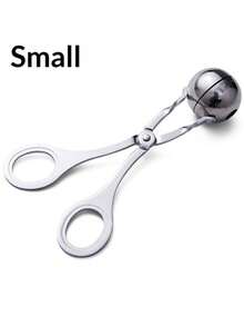 Stainless Steel Meatball Maker, Meatball Shaper, Kitchen Mold For Making Rice Balls, Fish Balls, Homemade - Silver - View 5
