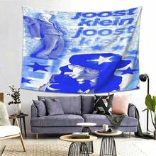 1pc Classic Joost Klein Tapestry With Adhesive Strips For Easy Hanging - Soft Decor, Suitable For Living Room, Bedroom, Party - Winter And Autumn Home Decor, Soft Pastel Tones - No Electricity Needed, Artistic Wall Art, Velvet Fabric, High Quality - Nhiều màu - Xem 5