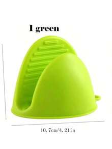 1pc Microwave Oven Heat Insulation Gripper, Kitchen Silicone Oven Mitts, Silicone Mini Anti-Scald Bowl Clamp, Bowl/Dish Clamp - Multicolor - View 14