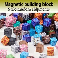 Cubos magnéticos de extremos abiertos - Fáciles de ensamblar, colores vibrantes, juguete creativo, estimula la imaginación, libre combinación, juguete divertido | Juego imaginativo | Juguete duradero - Multicolor - Ver 9