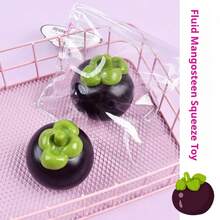 1个山竹果挤压玩具 - 解压玩具 - 软萌玩具 - 捏捏乐玩具 - 指尖玩具 - 史迪奇玩具 - 旅行玩具 - 课堂指尖玩具 - 迷你洗澡玩具 - 圣诞文具减压球，生日礼物，完美礼物，复活节礼物，圣诞节礼物，万圣节礼物，平安夜礼物 - 彩色 - 查看 3