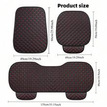 2 sztuki/zestaw uniwersalnych poduszek na fotel samochodowy, skórzane przeszycia w kształcie gwiazdek, wygodne poduszki na fotel samochodowy na 4 pory roku (prosimy o podanie rozmiaru przy zakupie) - Poduszka siedziska + oparcie - Zobacz 7