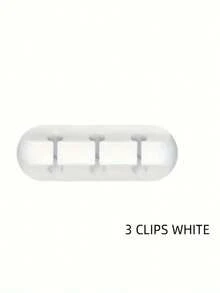 Self-Adhesive Silicone Cable Organizer Clips, Desk Management Clips, Suitable For Power Cords, Mouse Cables, Earphone Cables, Phone Charging Cables, USB Cables, Suitable For Desks, Cars, Homes And Offices - Multicolor - View 8