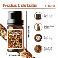 16 Types 10ml/0.33fl.Oz Natural Plant Essential Oils, Suitable For Humidifiers/Diffusers, Can Be Used To Make Aromatherapy Candles, Holiday Gifts - Multi Scents - View 3