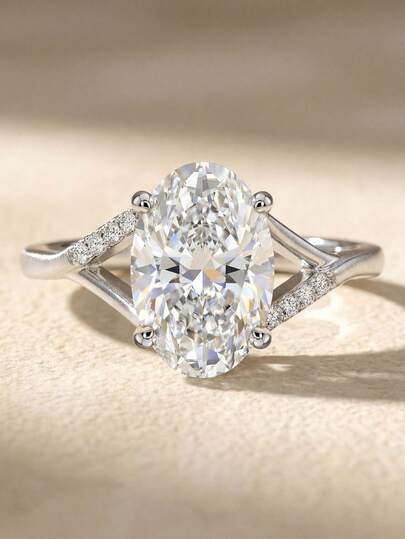 1pc S925 Sterling Silver Twist Arm Water Drop Shaped Ring, Fashionable And Exquisite, Suitable For Daily Wear, Dates, And An Ideal Jewelry Gift For Women, New Year, Valentine's Day