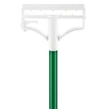 Cotton Blend Wet Mop Steel Handle Green White - Default - View 8