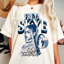 Freya Skye Retro Descendants Zombies Tour ComfortColor Shirt Descendants Character Oufit Trending Tee Disneyland Vacati - trắng - Xem 1