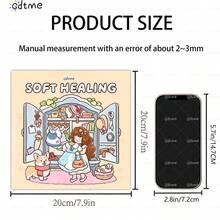 GDTME Sách tô màu 24 trang dễ thương và mộng mơ về cuộc sống thường nhật, ấm áp và quyến rũ, hoàn hảo để thư giãn. Các trang có thể xé ra để trang trí. Một món quà lý tưởng cho sinh nhật, tựu trường, Ngày Quốc tế Phụ nữ, văn phòng phẩm hoặc trang trí phòng, Kích thước: 7.9x7.9 inch. - Thời gian dịu dàng - Xem 7
