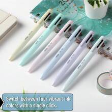 Multicolor Ballpoint Pen 4 Color Retractable Multi Ink Pen Set Of 6 Assorted Colors - 1 - 查看 3