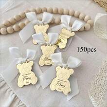 Teddy Bear Tag, Teddy Bear Acrylic Mirror Custom Tag, Personalized Gift Tags, Wedding Acrylic Name Tag, Baptism Name Tag, Name Tags For Favors,Multi-Functional, Ornamental,Reusable,Exquisite,Stylish,High-Quality,Colorful,Modern,Custom,Personalized,Unique,Ideal Gifts For Him,Ideal Gifts For Her,Boyfriend,Dad,Girlfriend,Mom,Family,Friends,Tea Room,Home,Garden,Office,For Anniversaries,For Valentine's Day,For Mother's Day,For Birthdays,For Father's Day,For Graduation,For Weddings,For Housewarming,Warm Ambience,Fall Decor - Gold - View 19