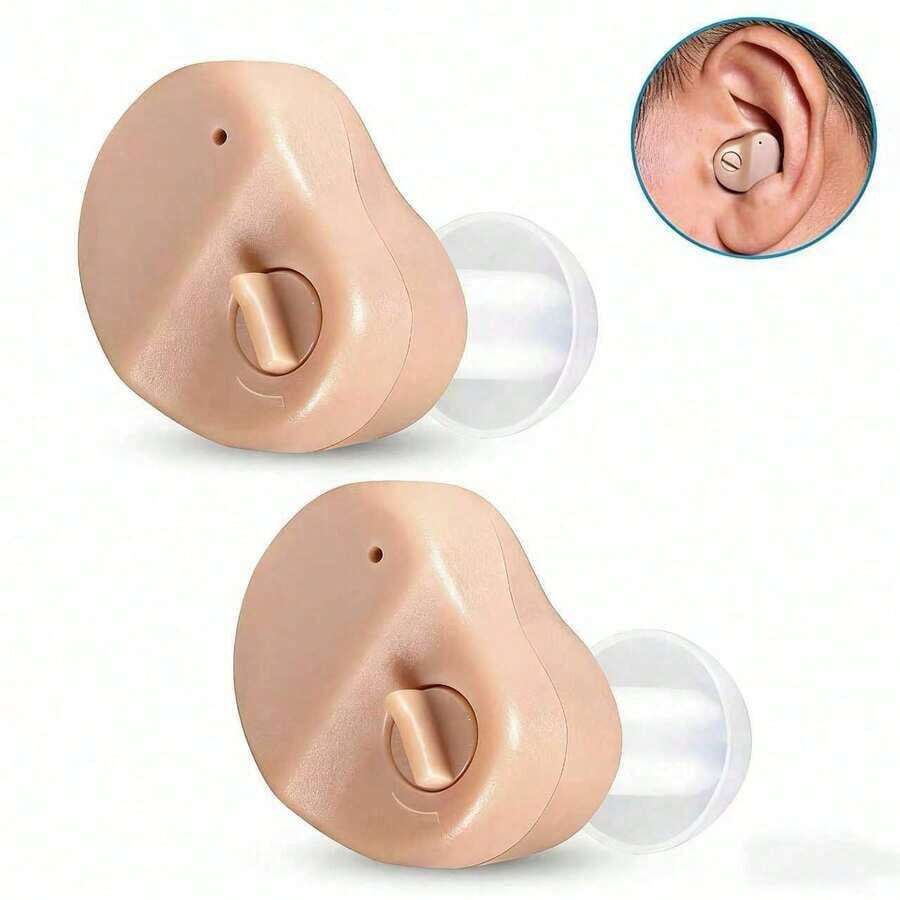 Audífonos Amplificador de sonido inalámbrico USB intraauricular para pérdida auditiva Molde auricular Audífonos para personas mayores con discapacidad auditiva