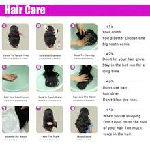 编织假发 真人发 13x4 蕾丝前假发 编织假发 带发髻假发 非洲卷曲假发 - Natural Black - 查看 8