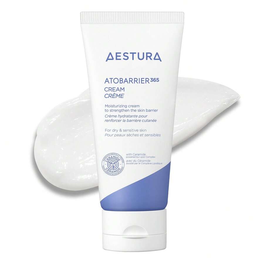 AESTURA ATOBARRIER365 Cream With Ceramides, Korean Face Moisturizer For Barrier Repair | 120H Lasting Hydration, Ceramide Capsules, Dry & Sensitive Skin, Non-Comedogenic, 80 ML / 2.70 Fl.Oz. - 乳霜 - 查看 1